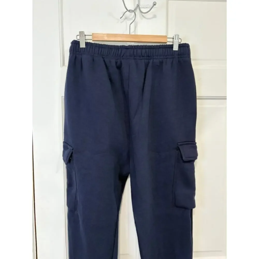 Nike Sportswear Club Fleece Cargo Jogger Sweatpants Mens XL Navy Blue CD3129410
